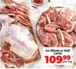 Food Lover's Market A4 Whole or Half Lamb offer