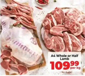 A4 Whole or Half Lamb