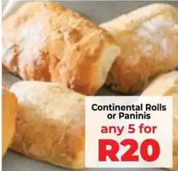 Food Lover's Market Continental Rolls or Paninis offer