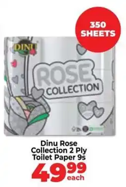 Food Lover's Market Dinu Rose Collection 2 Ply Toilet Paper offer
