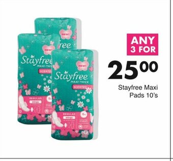 Save Stayfree Maxi Pads 10's offer