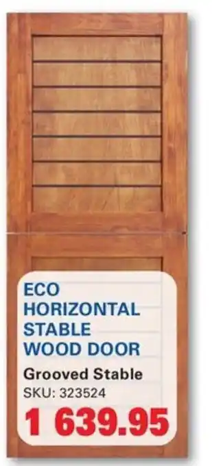 ECO HORIZONTAL STABLE WOOD DOOR