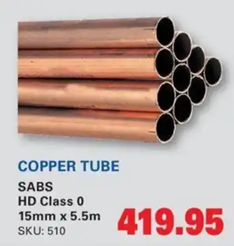 Cashbuild COPPER TUBE offer