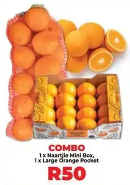 Food Lover's Market COMBO 1 x Naartjie Mini Box, 1 x Large Orange Pocket offer