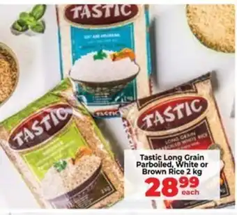 Tastic Long Grain Parboiled White or Brown Rice