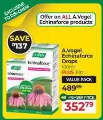 Dis-Chem A.Vogel Echinaforce Drops offer