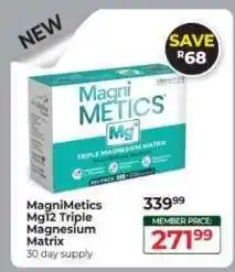 Dis-Chem MagniMetics Mg12 Triple Magnesium Matrix offer