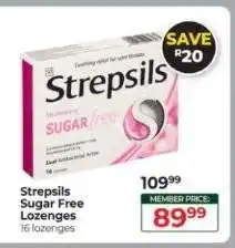 Dis-Chem Strepsils Sugar Free Lozenges offer