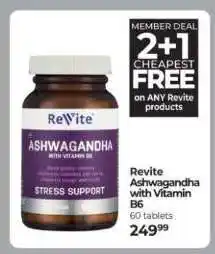 Dis-Chem Revite Ashwagandha with Vitamin B6 offer