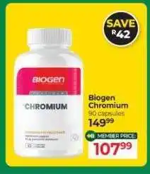 Dis-Chem Biogen Chromium offer