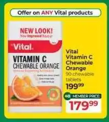 Dis-Chem Vital Vitamin C Chewable Orange offer