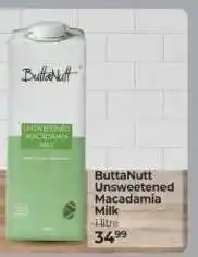 Dis-Chem ButtaNutt Unsweetened Macadamia Milk offer