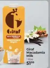 Dis-Chem Giraf Macadamia Milk offer