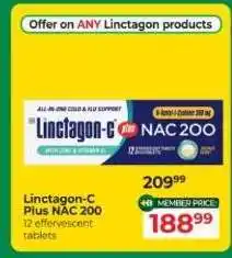 Dis-Chem Linctagon-C Plus NAC 200 offer