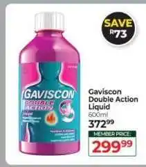 Dis-Chem Gaviscon Double Action Liquid offer