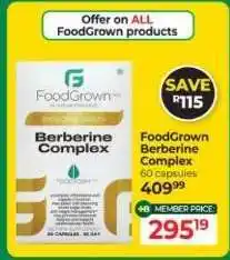 Dis-Chem FoodGrown Berberine Complex offer