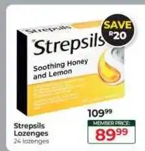 Dis-Chem STREPSILS LOZENGES offer