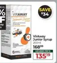 Dis-Chem VirAway Junior Syrup offer