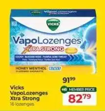 Dis-Chem Vicks VapoLozenges Xtra Strong offer