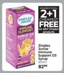 Dis-Chem Zinplex Junior Immune Support D3 Syrup offer