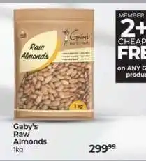 Dis-Chem Gaby's Raw Almonds offer