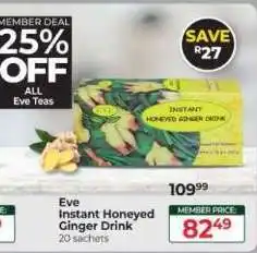 Dis-Chem Eve Instant Honeyed Ginger Drink offer