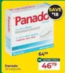 Dis-Chem Panado offer