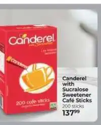 Dis-Chem Canderel with Sucralose Sweetener Cafe Sticks offer