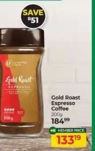 Dis-Chem Gold Roast Espresso Coffee offer