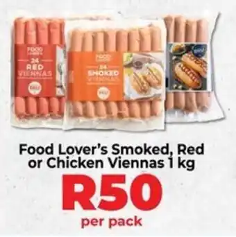 Food Lover's Smoked, Red or Chicken Viennas