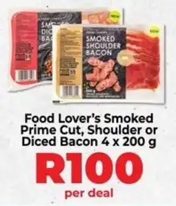 Food Lover's Market Food Lover's Smoked Prime Cut, Shoulder or Diced Bacon offer
