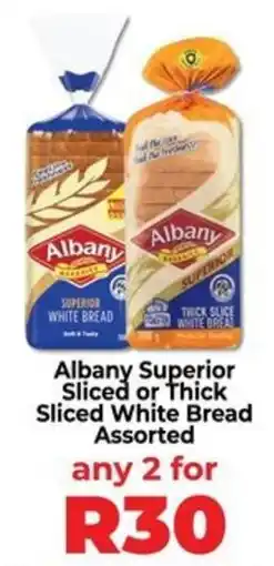 Food Lover's Market Albany Superior Sliced or Thick Sliced White Bread Assorted offer