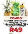 Food Lover's Market Apple - golden delicious thriftpack, banana thriftpack, cayenne pineapple offer