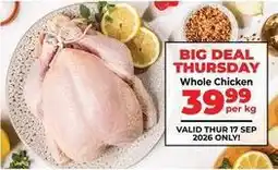 Food Lover's Market Whole chicken offer
