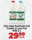 Food Lover's Market Fair cape - ecofresh full cream or low fat milk offer