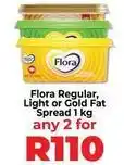 Food Lover's Market Flora - regular, light or gold fat spread offer