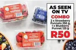 Food Lover's Market Strawberry and blueberry punnet combo offer