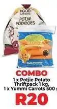 Food Lover's Market Potjie potatoes thriftpack & yummi carrots offer