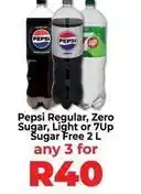 Food Lover's Market Pepsi - pepsi regular, zero sugar, light or 7up sugar free offer