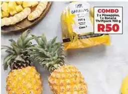 Food Lover's Market 2 pineapples, 1 banana thriftpack offer