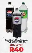 Food Lover's Market Pepsi - pepsi max, zero sugar or 7up sugar free offer