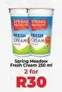 Food Lover's Market Fresh cream offer