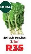 Food Lover's Market Spinach bunches offer