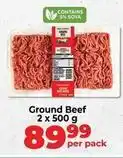 Food Lover's Market Ground beef offer