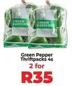 Food Lover's Market Green pepper thriftpacks 4s offer