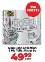 Food Lover's Market Dinu - rose collection 2 ply toilet paper 9s offer