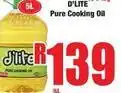 Boxer D'lite - pure cooking oil offer