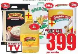 Boxer Golden ray - cooking oil, cake wheat flour, rice offer