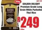 Boxer Golden delight - premium grade long grain white parboiled thai rice offer