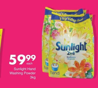 Save Sunlight Hand Washing Powder 3kg offer